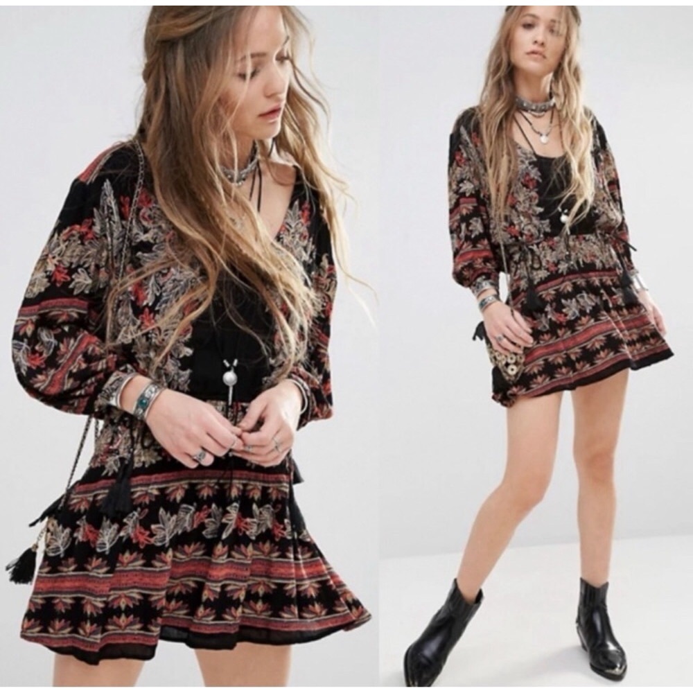 Free People Moonlight Drive Mini Dress NWT SZ S